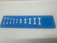 Load image into Gallery viewer, Fold over bail, Earring, Pendant, or Bracelet link jewelry template TS-06 by TowedStudio.com