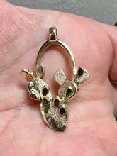 Load image into Gallery viewer, Prickly Pear Pendant Necklace in Sterling Silver or Jeweler’s Brass