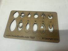 Load image into Gallery viewer, Jewelry template for Earring, Pendant, or Bracelet link - TS-07 by TowedStudio.com