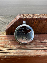 Load image into Gallery viewer, Detailed Desert Pendant Necklace in Sterling Silver