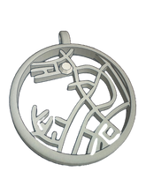 Load image into Gallery viewer, Where We Met Pendant Necklace or Keychain, Handmade, one of a kind
