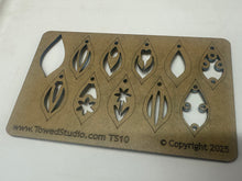 Load image into Gallery viewer, Earring, Pendant, or Bracelet link jewelry template TS-10 by TowedStudio.com
