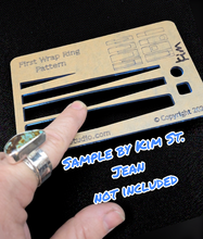 Load image into Gallery viewer, the First Wrap Ring Jewelry Layering Template - Jewelry stencil