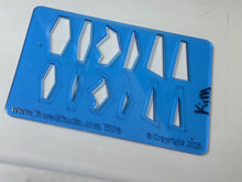 Load image into Gallery viewer, TS-01 Earring, Pendant, or Bracelet Jewelry Layering Template - jewelry stencil