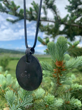 Load image into Gallery viewer, Fused glass and sterling silver pendant  by Towed Studio