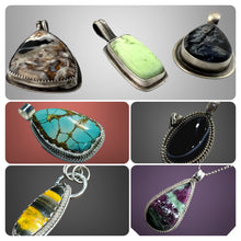 Load image into Gallery viewer, Bezel Set Stone Pendant Lesson