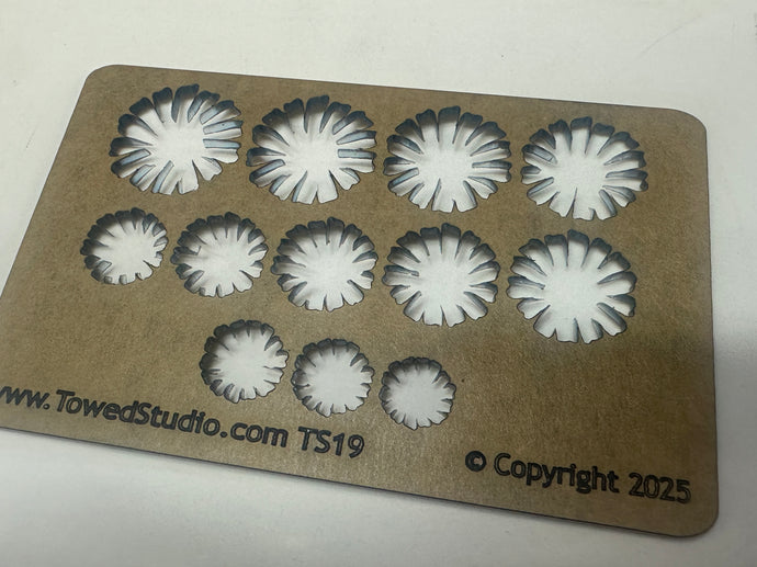 Earring, Pendant, or Bracelet link jewelry template TS-19 by TowedStudio.com