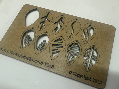 Earring, Pendant, or Bracelet link jewelry template TS-13 by TowedStudio.com