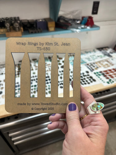 Kim St. Jean’s Wrap Ring Template by TowedStudio.com