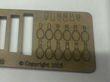 Load image into Gallery viewer, Close up picture of laser etched suggestions that are possible. 
