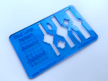 Load image into Gallery viewer, Jewelry Layering Templates - Four Loop Ring, jewelry stencil
