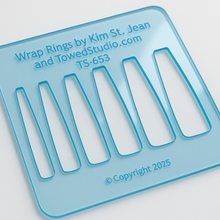 Load image into Gallery viewer, Wrap ring template by TowedStudio.com, many more are available on the site
