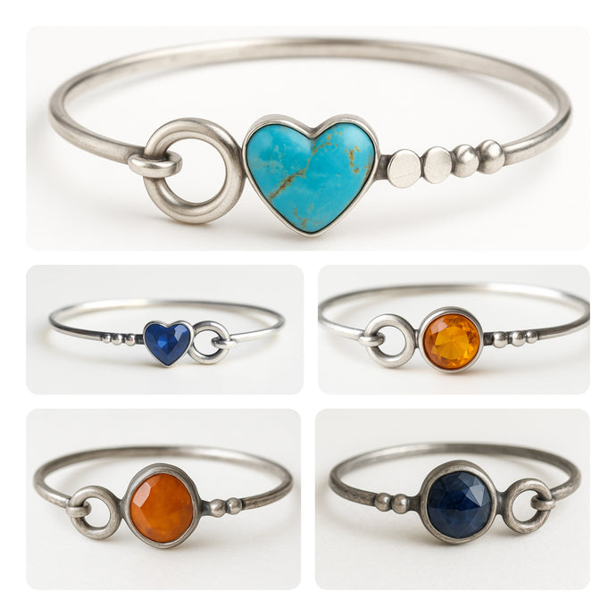 Gemmy Bangle with Hook | Beginner Bangle Bracelet Class 12/14/25