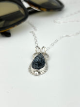 Load image into Gallery viewer, Pietersite Pendant Necklace in Sterling Silver, handmade by www.towedstudio.com.
